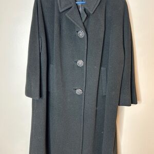 Vintage Women's Hand Tailored Wool & Precious Fur Coat